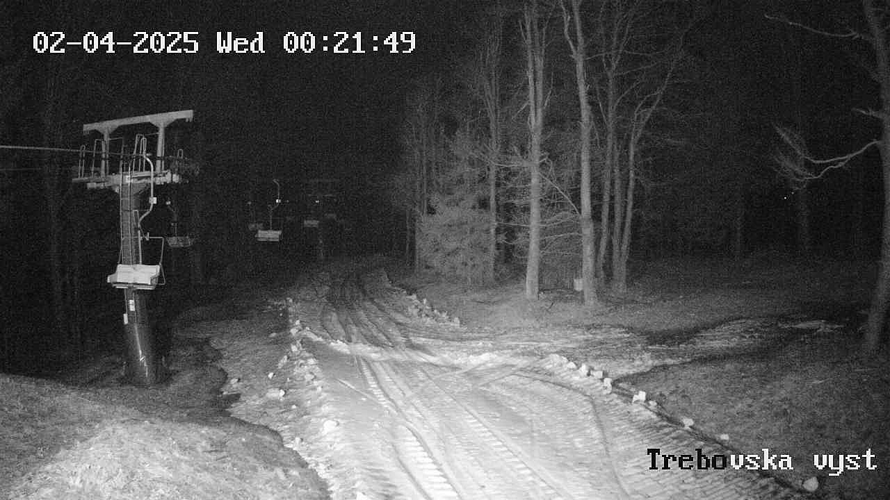 Webcam na Třebovské sjezdovce - Orlické hory